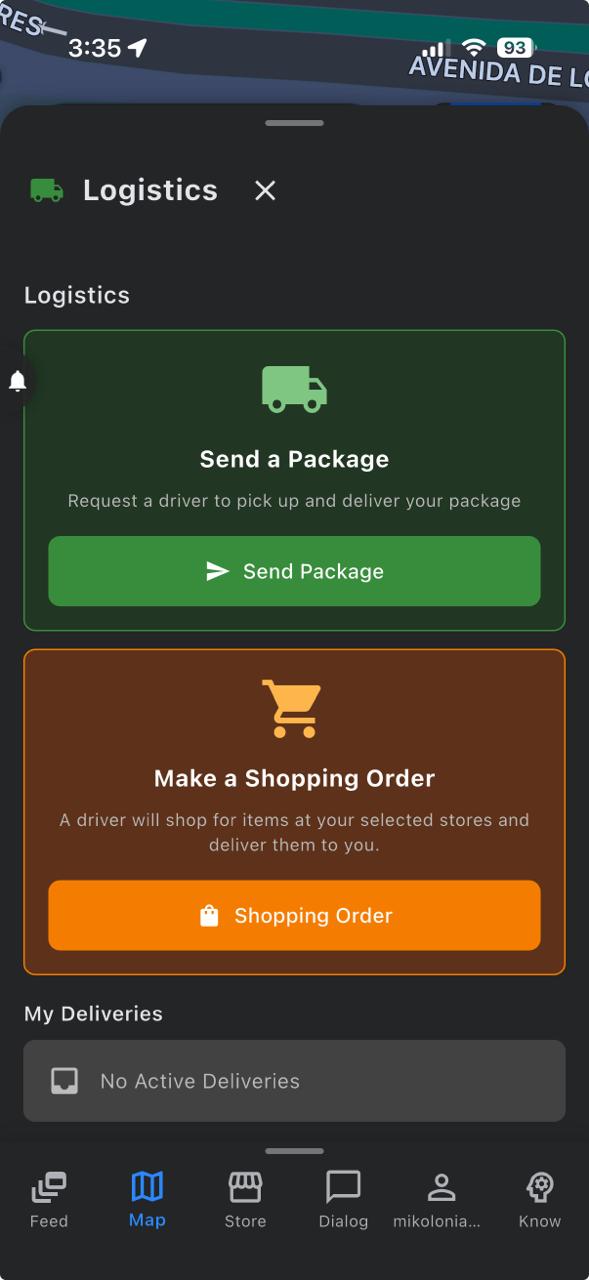 Logistics & Delivery screenshot