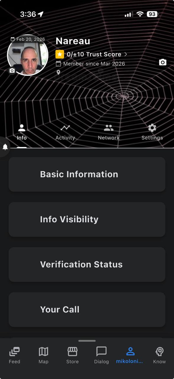 Profile & Settings screenshot