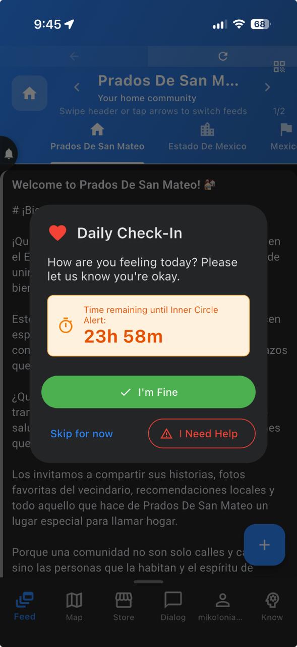 Monitoring Features screenshot